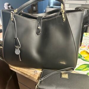 Alto leather authentic Dooney and Bourke handbag & AWL wallet